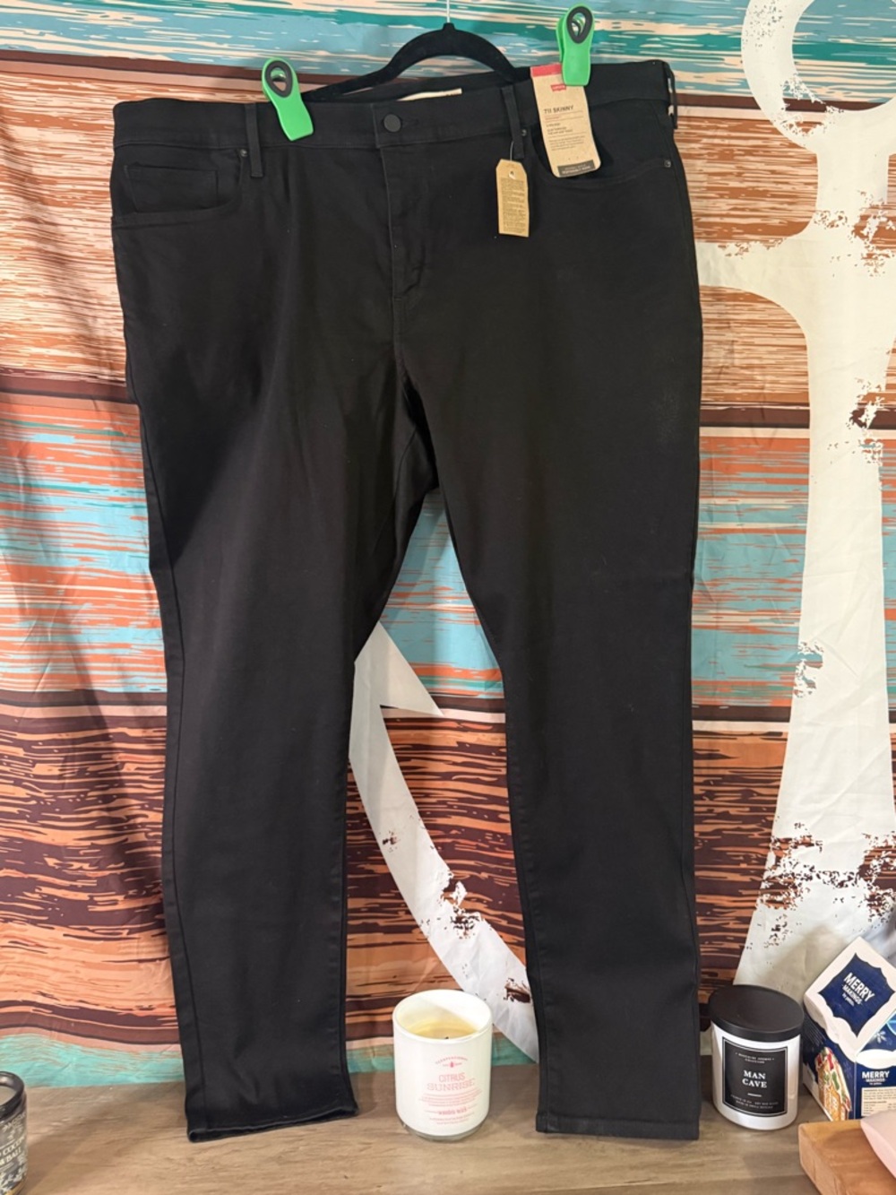 Levi's 711 Skinny Black Jeans